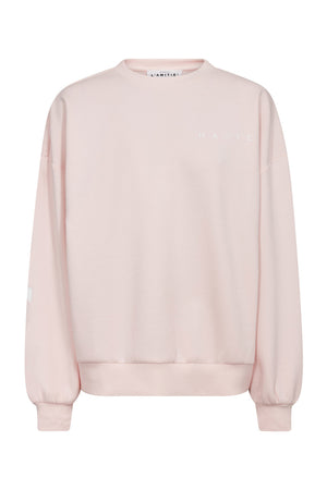Maxi Split Logo Sweat Iced Rose - HL10413