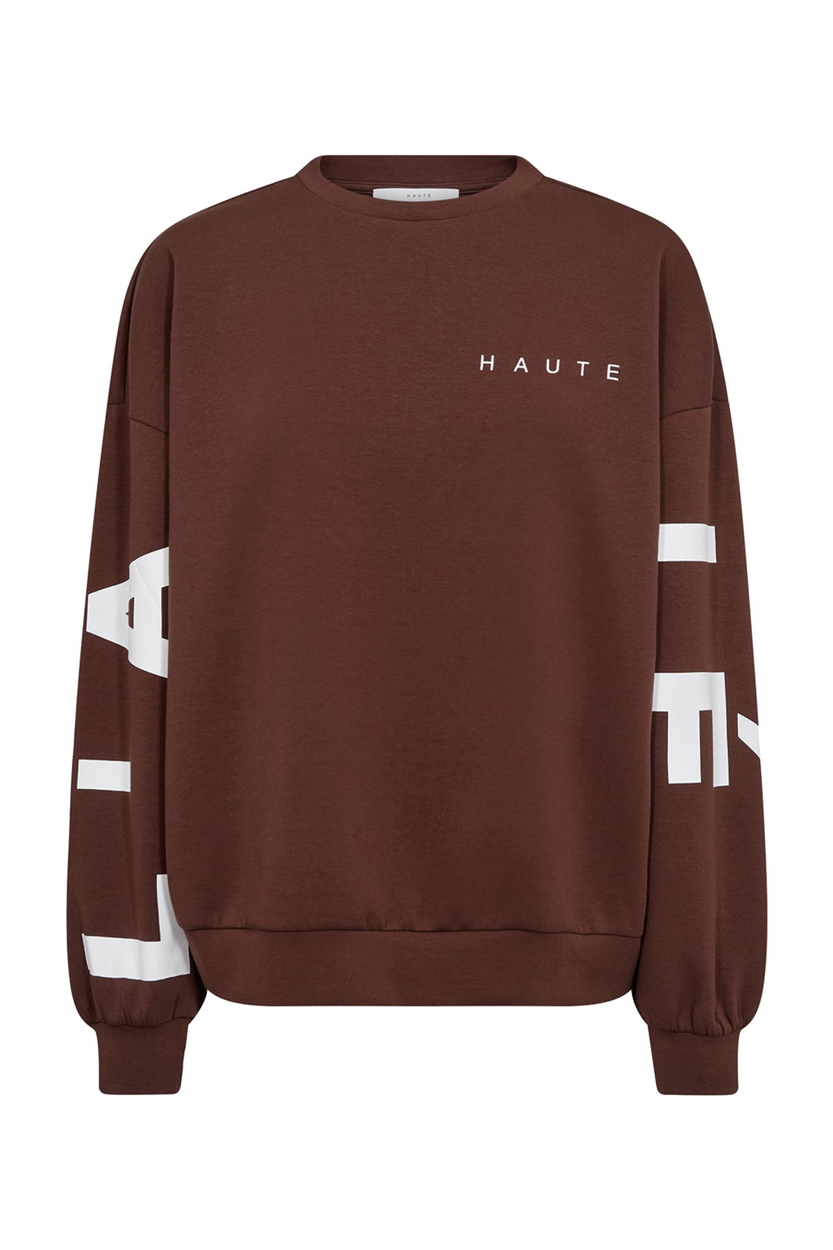 Maxi Split Logo Sweat Mocca - HL10413