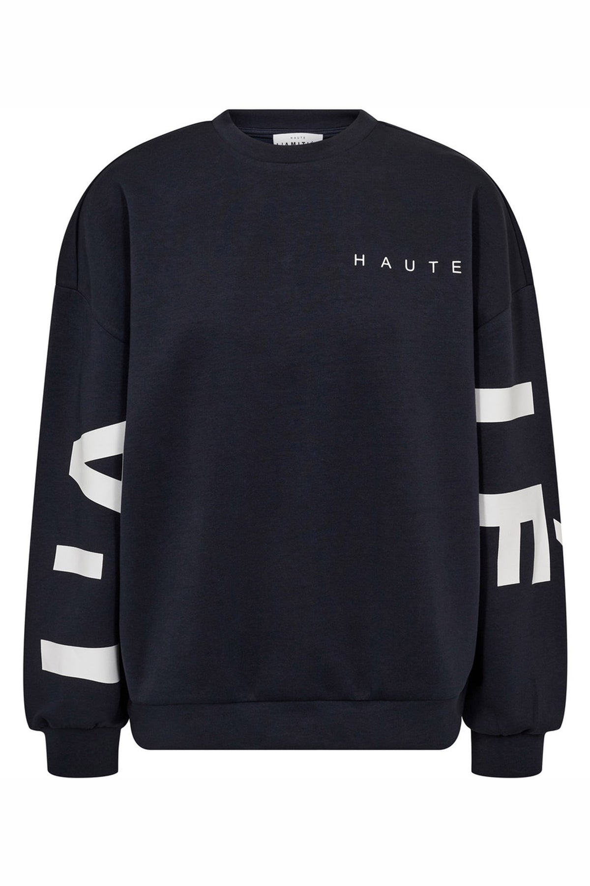 Maxi Split Logo Sweat Marinblå - HL10413