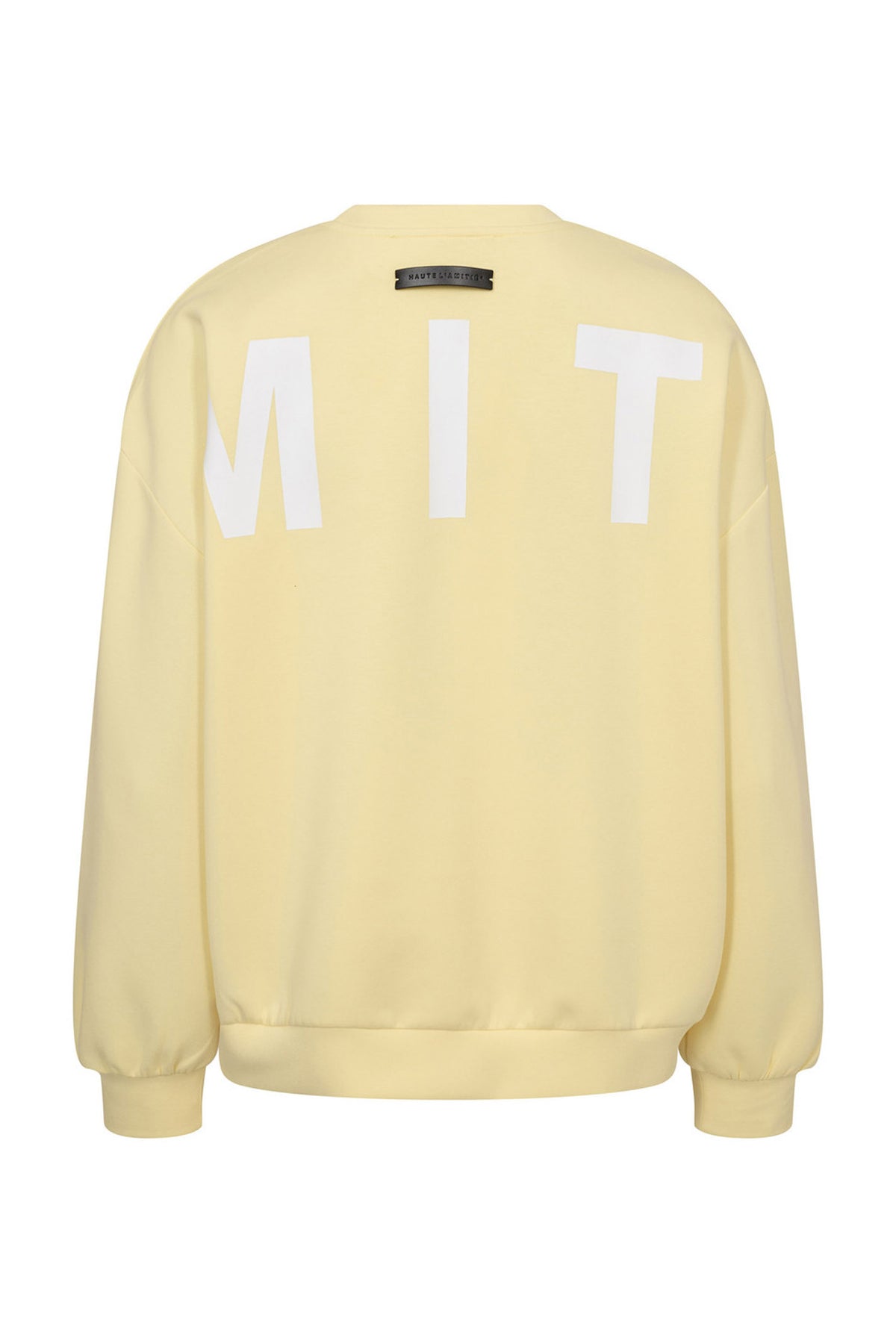 Maxi Split Logo Sweat PALE YELLOW - HL10413