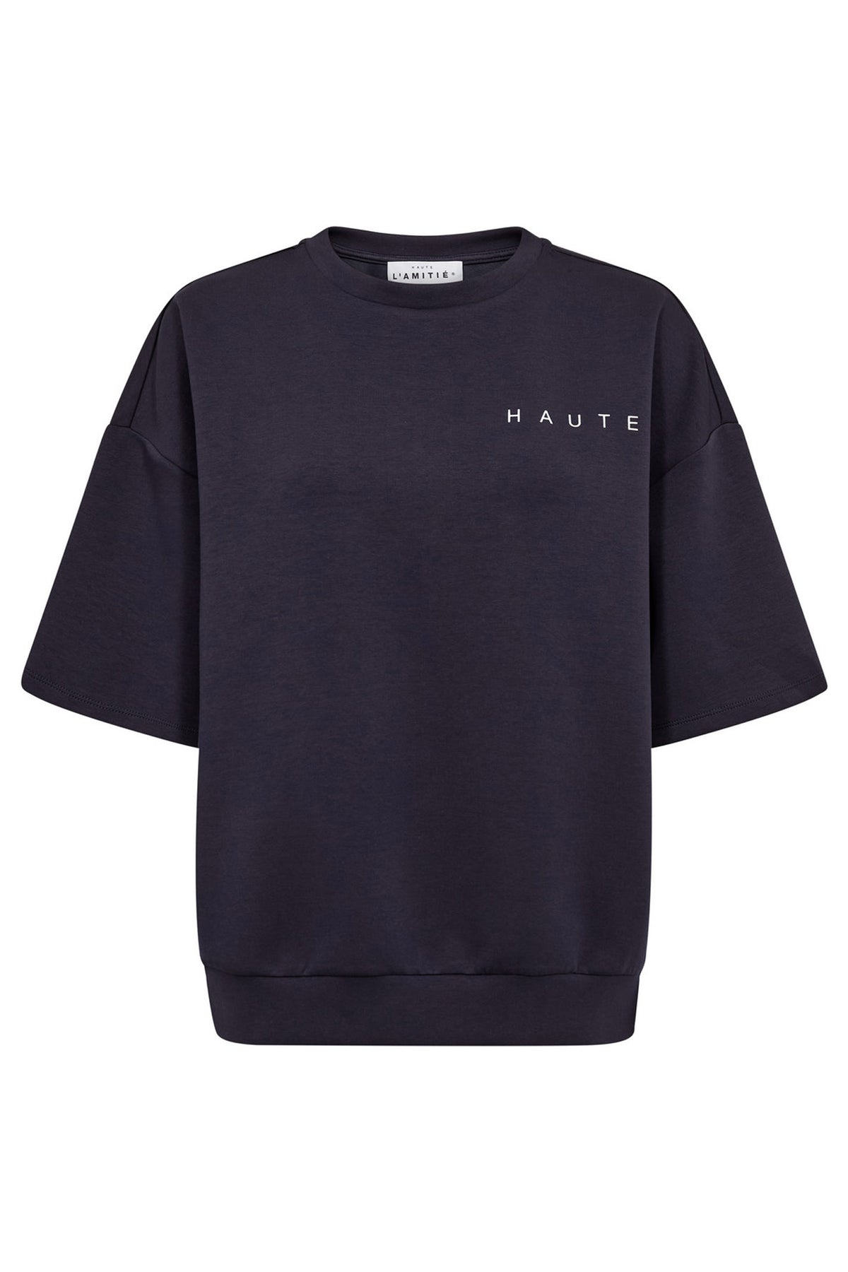 Maxi Split SS Logo Sweat Navy - HL10461