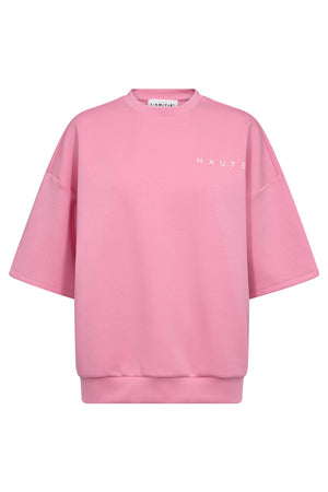Maxi Split Ss Logo Sweat Candyfloss - HL10461