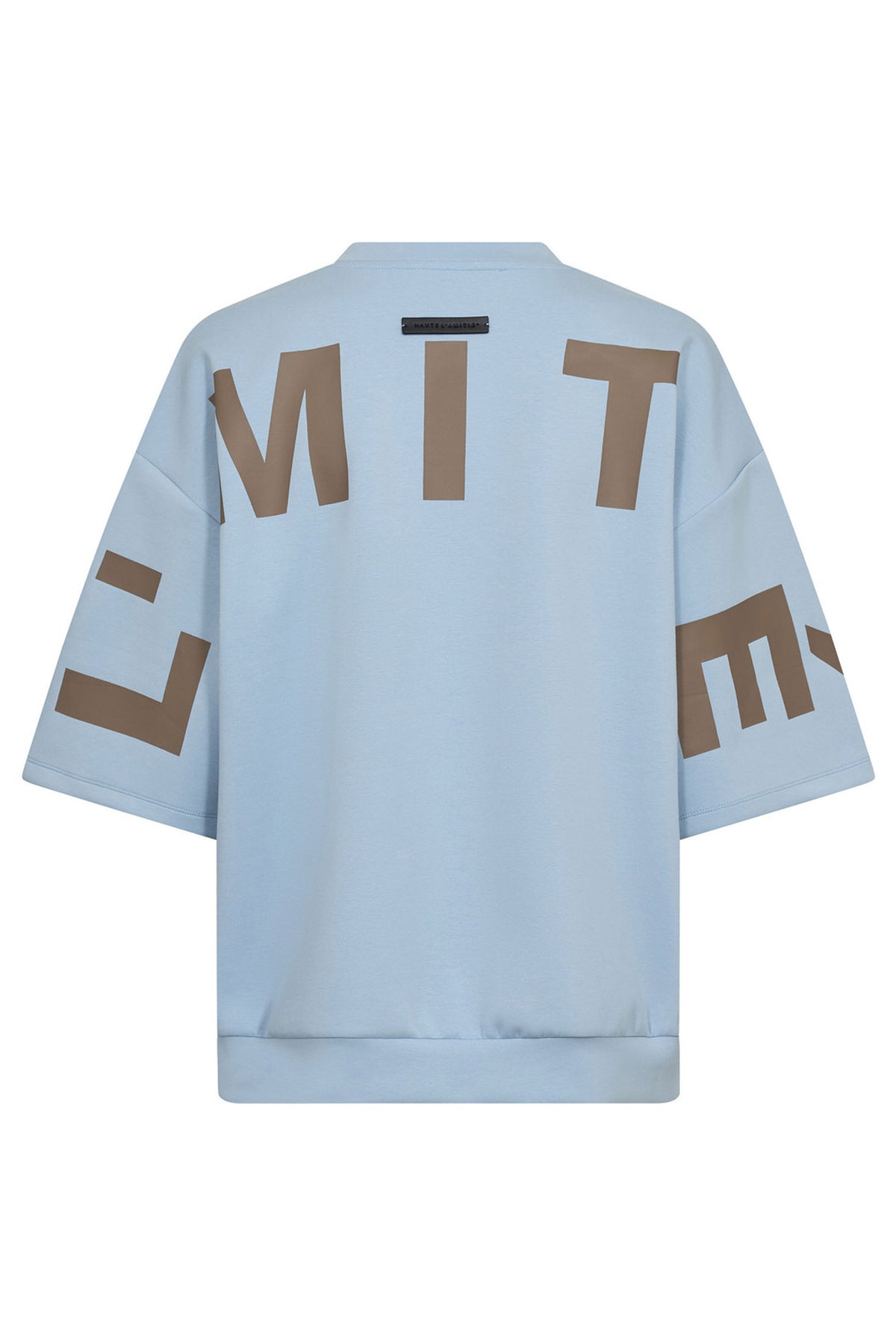 Maxi Split Ss Logo Sweat Ljusblå - HL10461