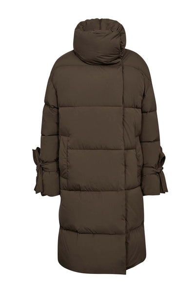 MeganCC Puffer Coat 46-Brun - 30338 Thumbnail