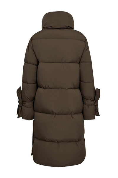 MeganCC Puffer Coat 46-Brun - 30338 Thumbnail