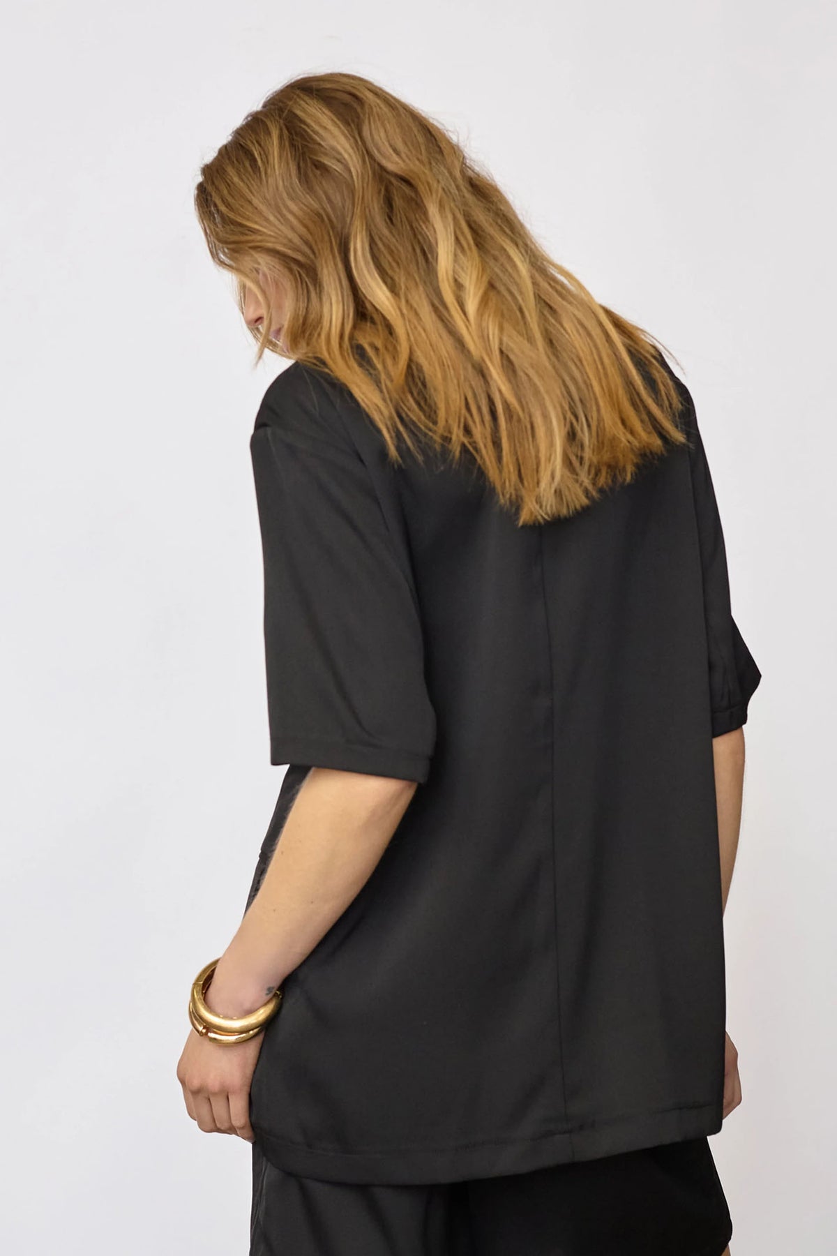 MeiCC SS Blazer 96-Black - 40048