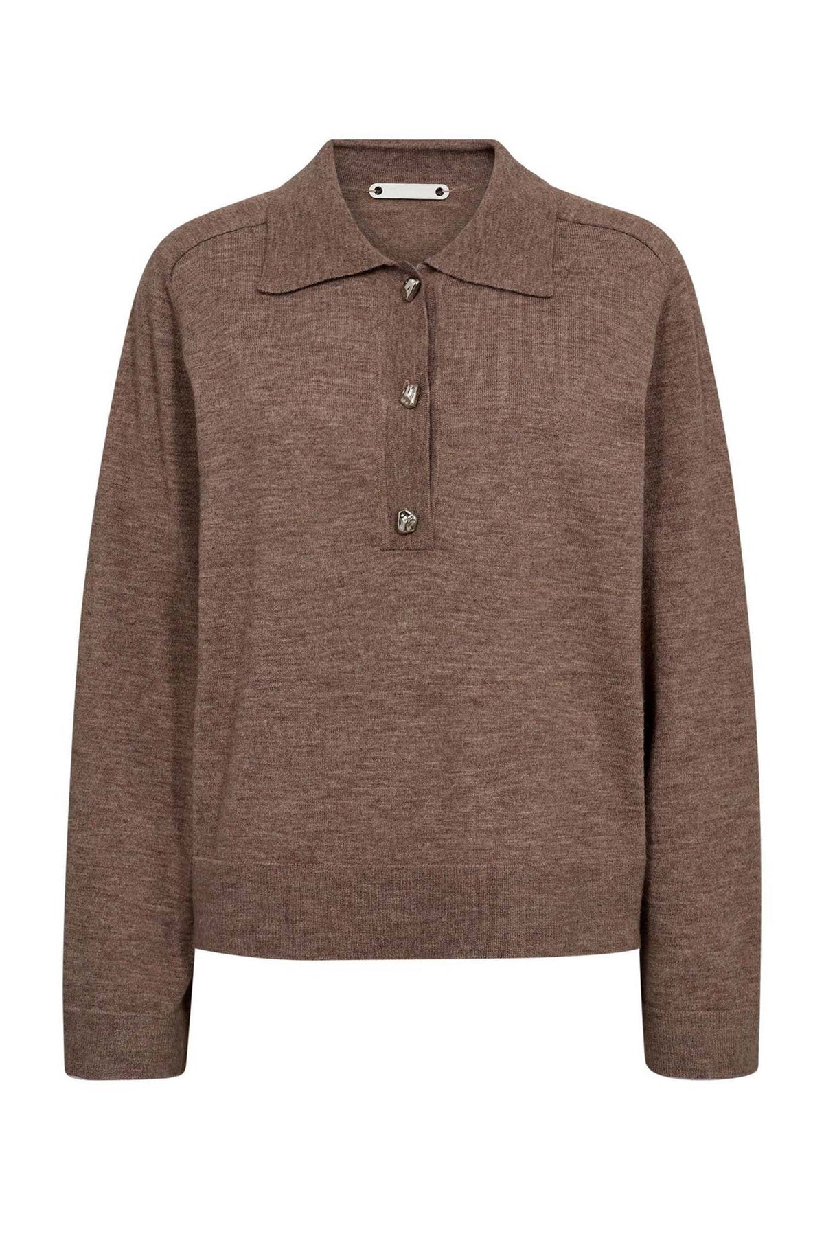MilaCC Polo Knit 154-Walnut - 32229