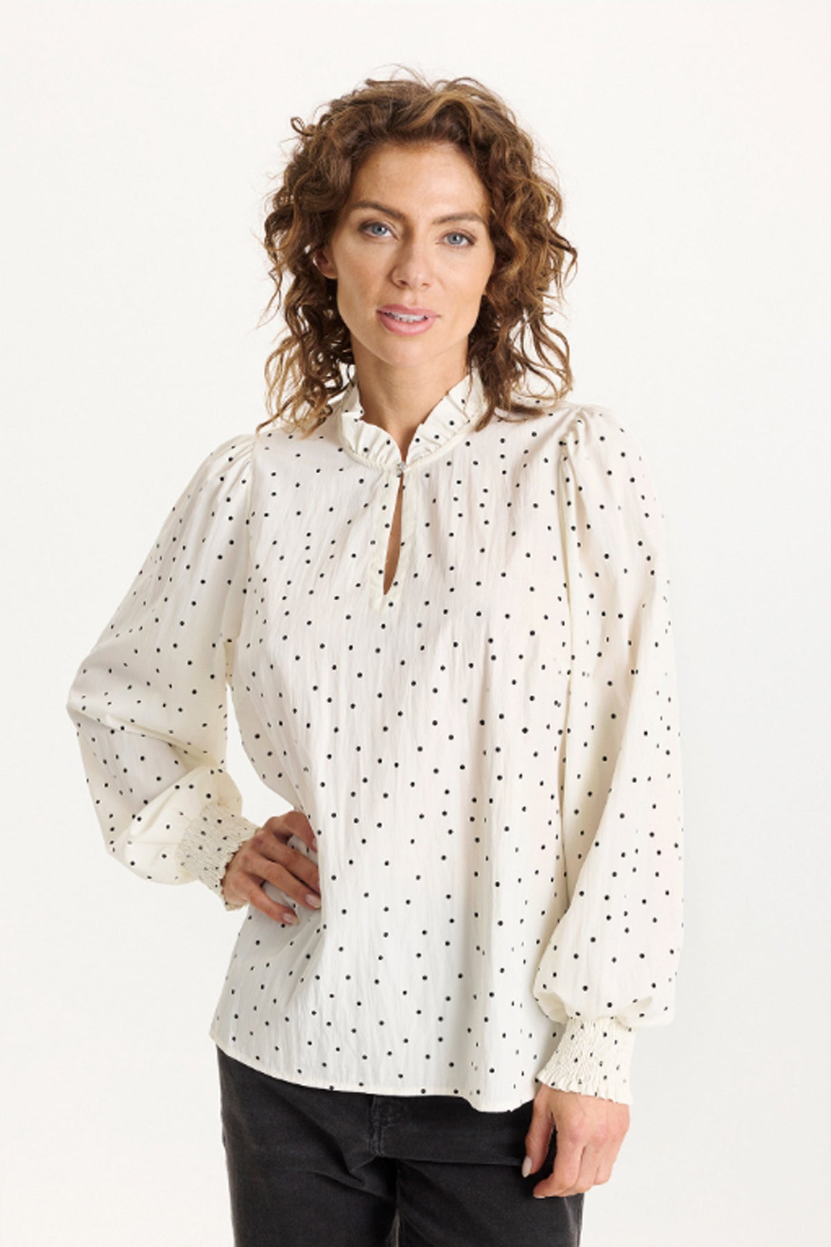 Monica blus OFF WHITE - 16849