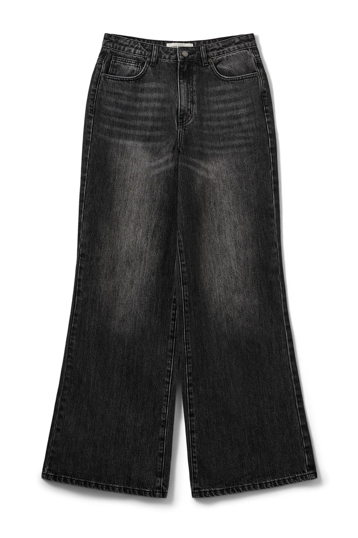 NAPOLI HIGH WAIST JEANS 1015 Tvättad svart - SNOS718