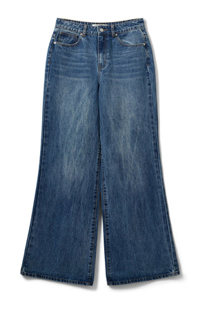 NAPOLISW HIGH WAIST JEANS 5086 Ljus denimblå - SNOS718