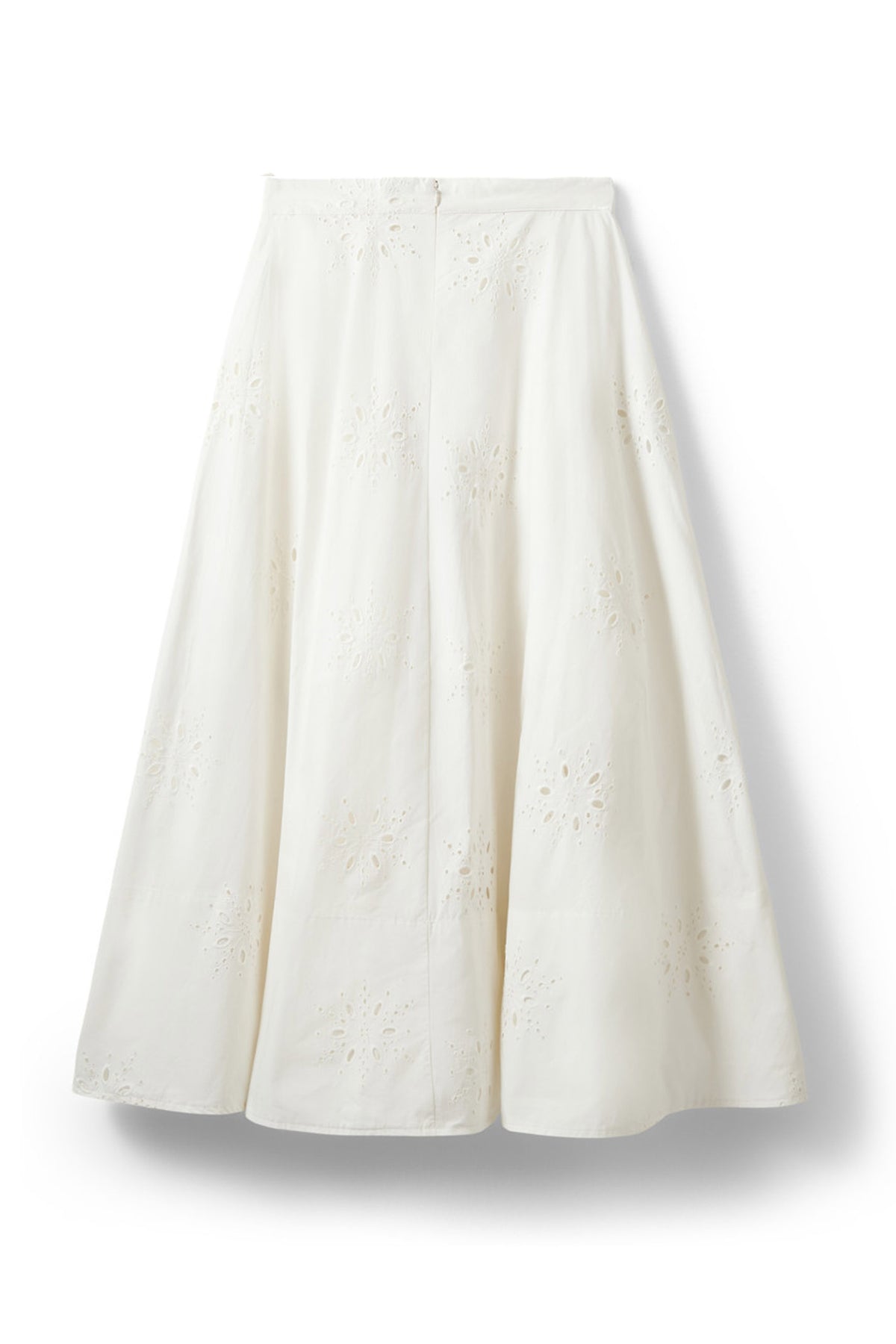 NOORSW BRODERIE ANGLAISE MAXI 0124 Snövit - S262131