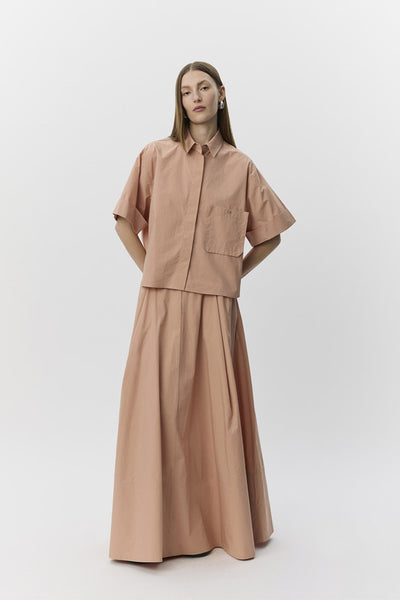 NOORSW MAXI SKIRT 7160 Café Crème - S262116 Thumbnail