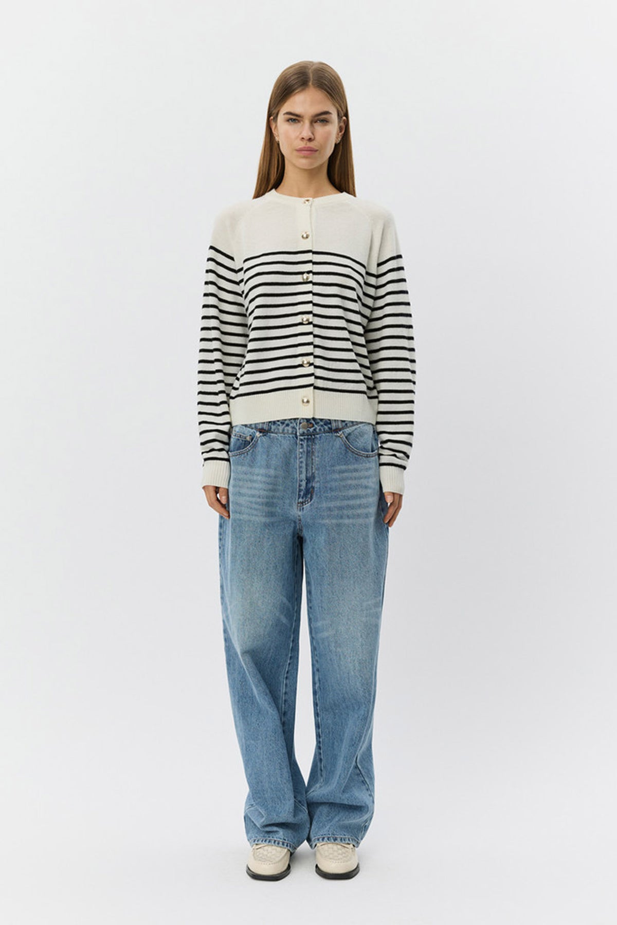 NORAHSW TAPERED JEANS 5036 Blå - S261476