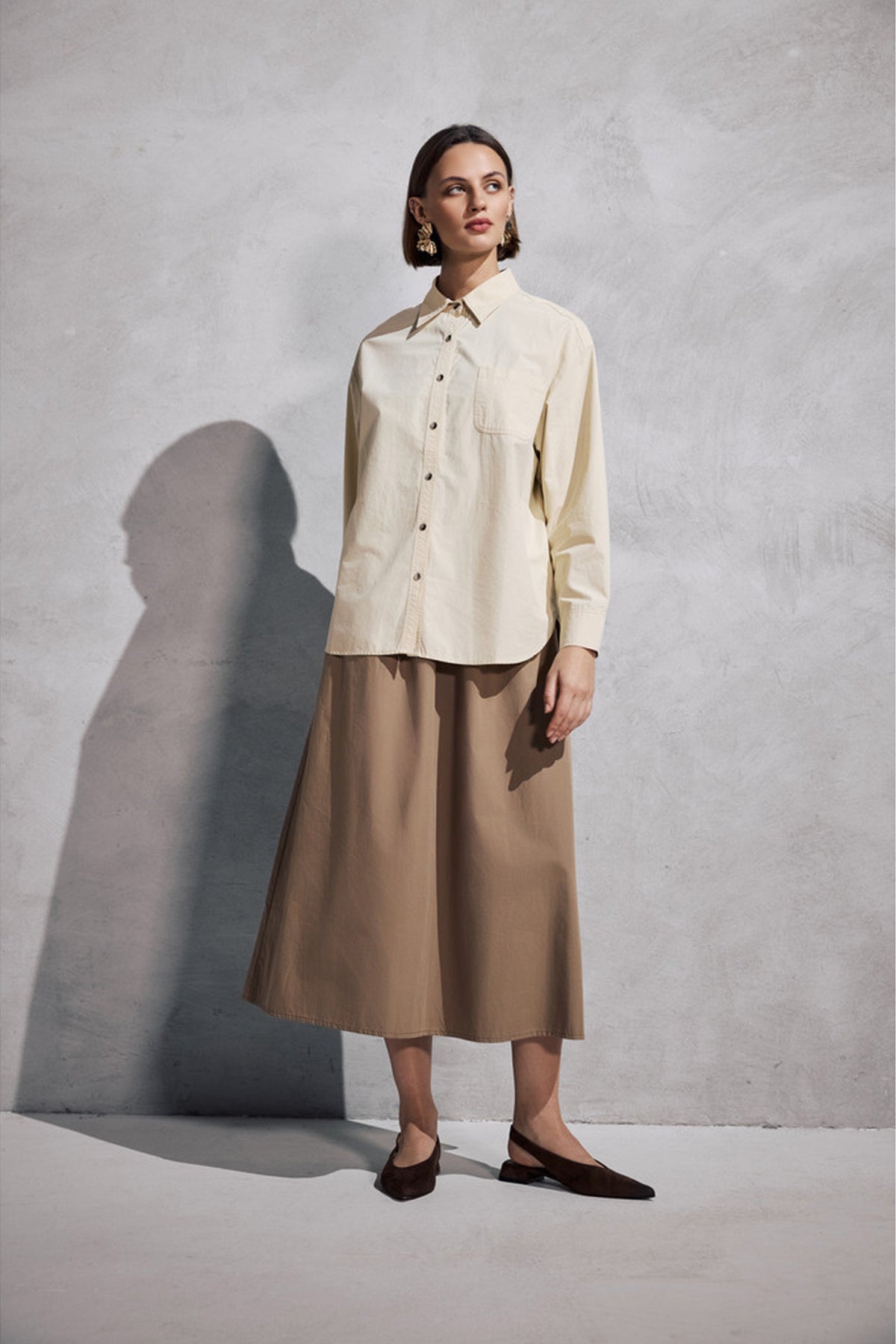 NOSHANGHAI Skjorta Vanilla - 40523