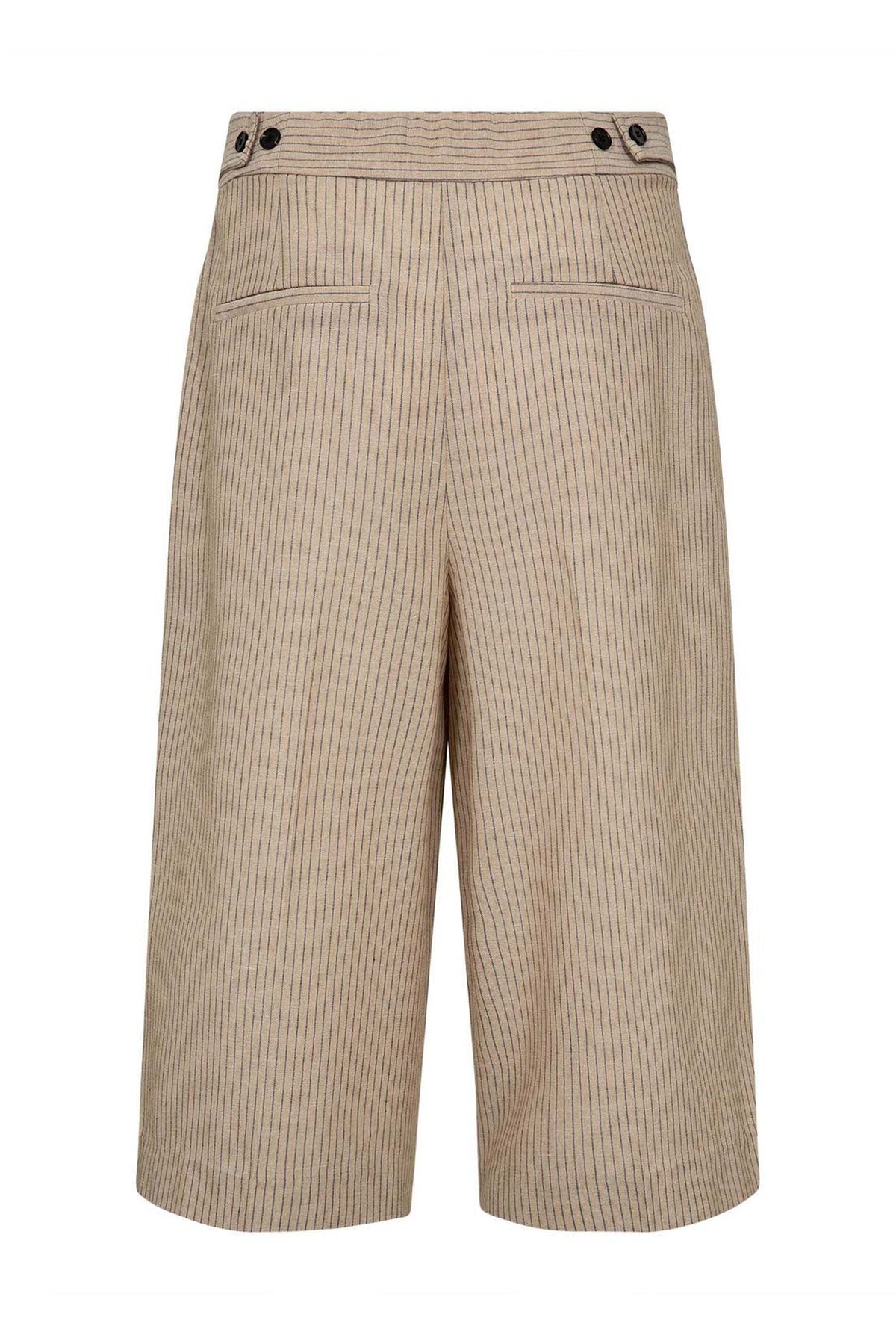 NadineCC Pleat Bermuda 320-Bisquit - 41169