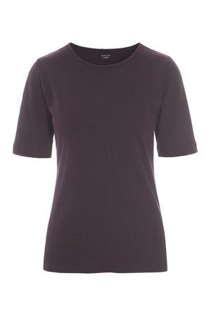Naibu ribbad blus RAISIN - 261-4079-5087