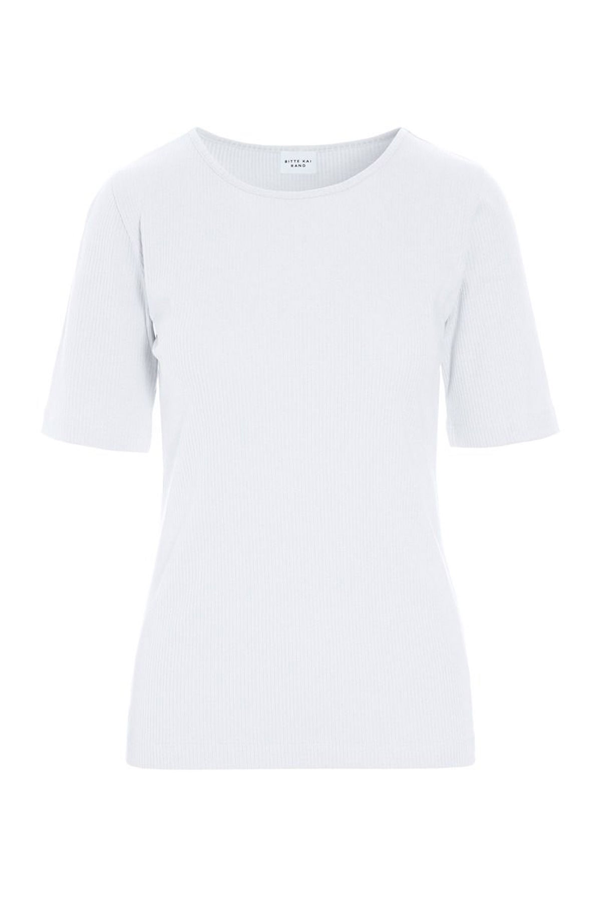 Naibu ribbad blus White - 261-4079-5087