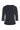 Naibu ribbad blus med 3/4-ärm Svart - 266-4079-5085