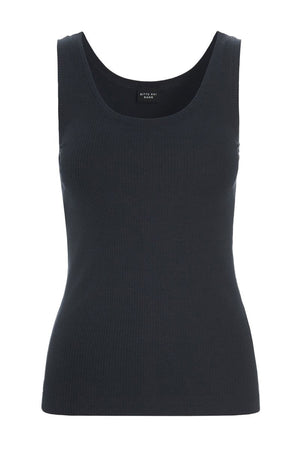 Naibu ribbad linne Black - 263-4079-5088
