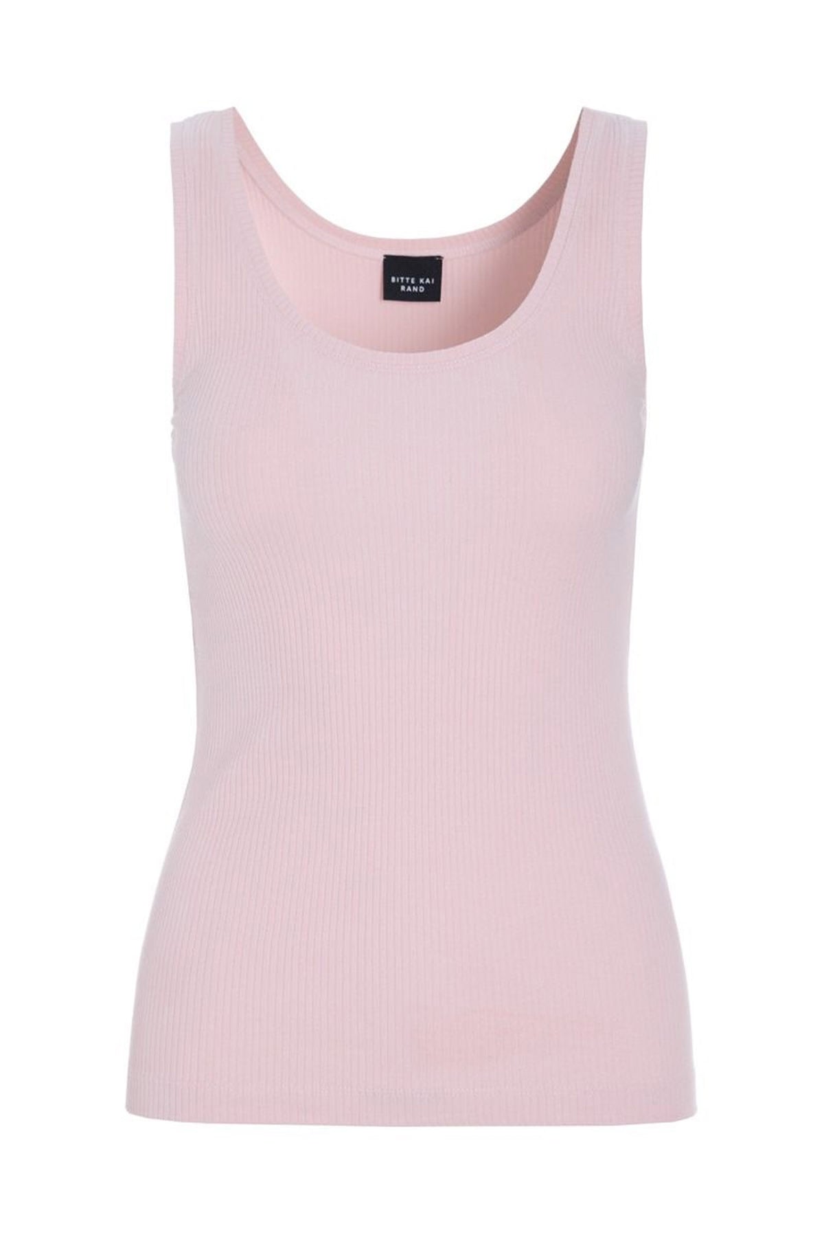 Naibu ribbad linne CHALK PINK - 261-4079-5088