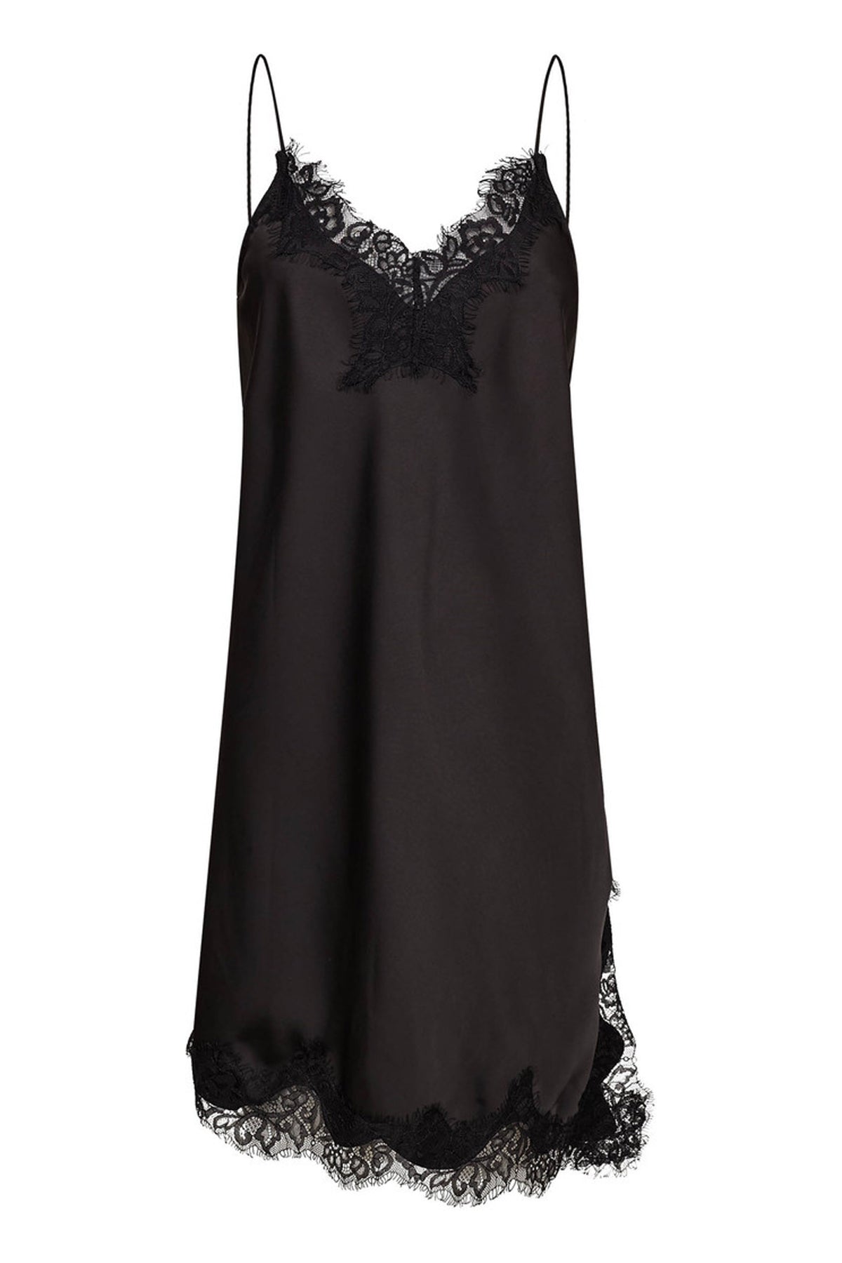 Naomi Asym Lingerieklänning Svart - HL10547