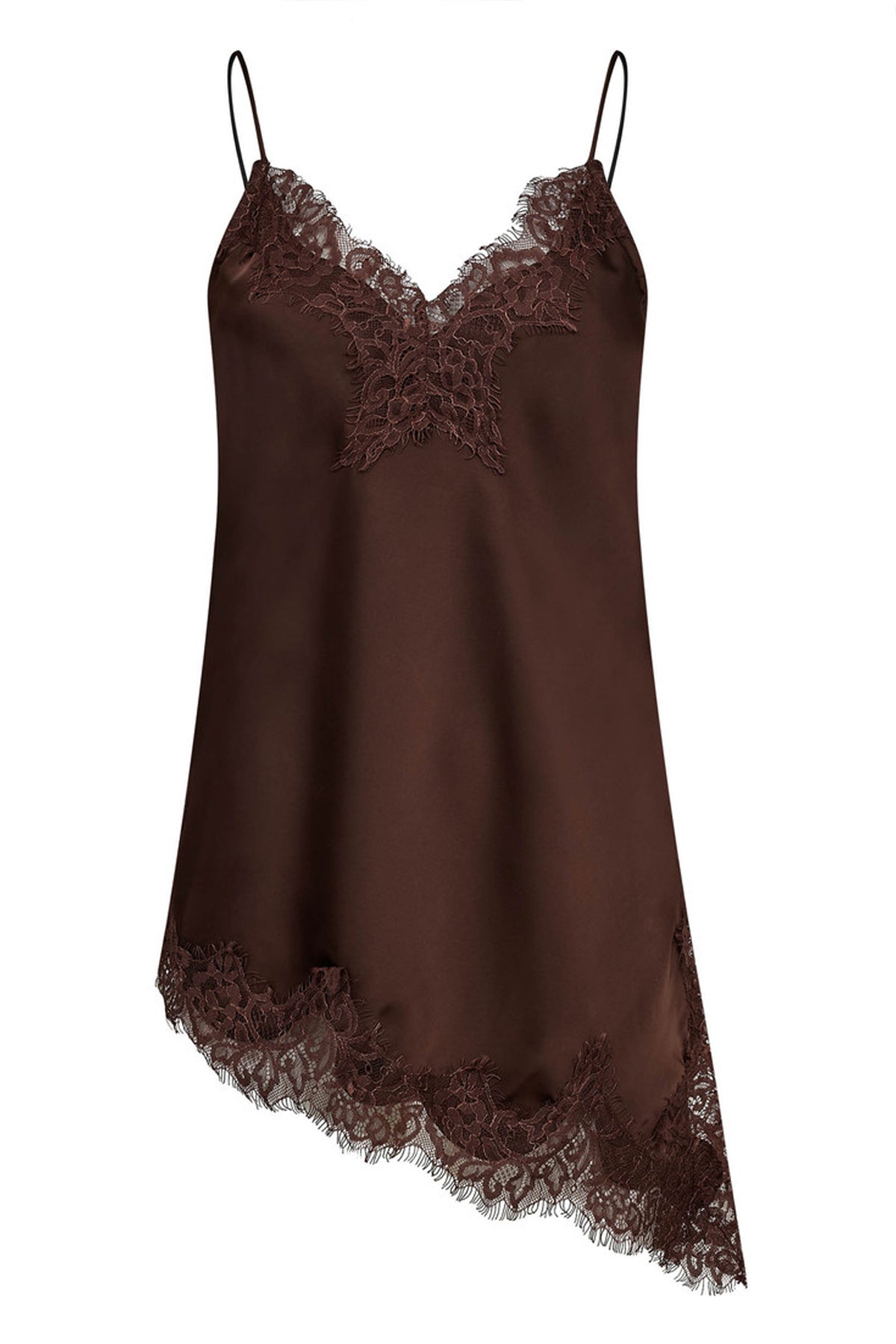 Naomi Asym Lingerie Top Mocca - HL10545