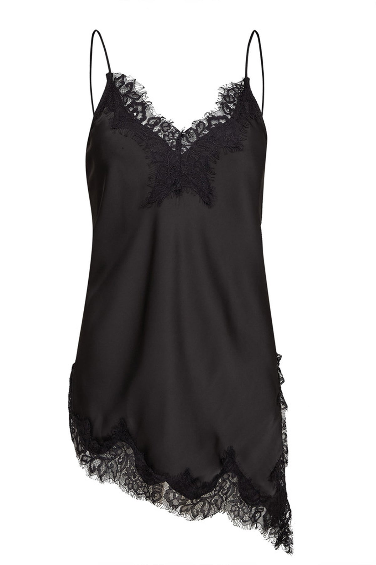 Naomi Asym Lingerie Top Black - HL10545