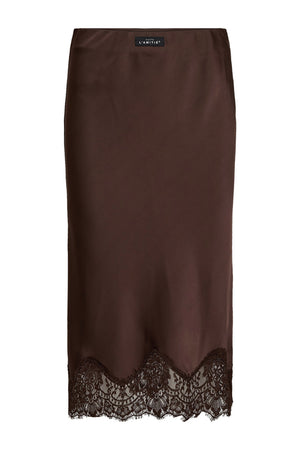 Naomi Lingerie Pencil Skirt Mocca - HL10561