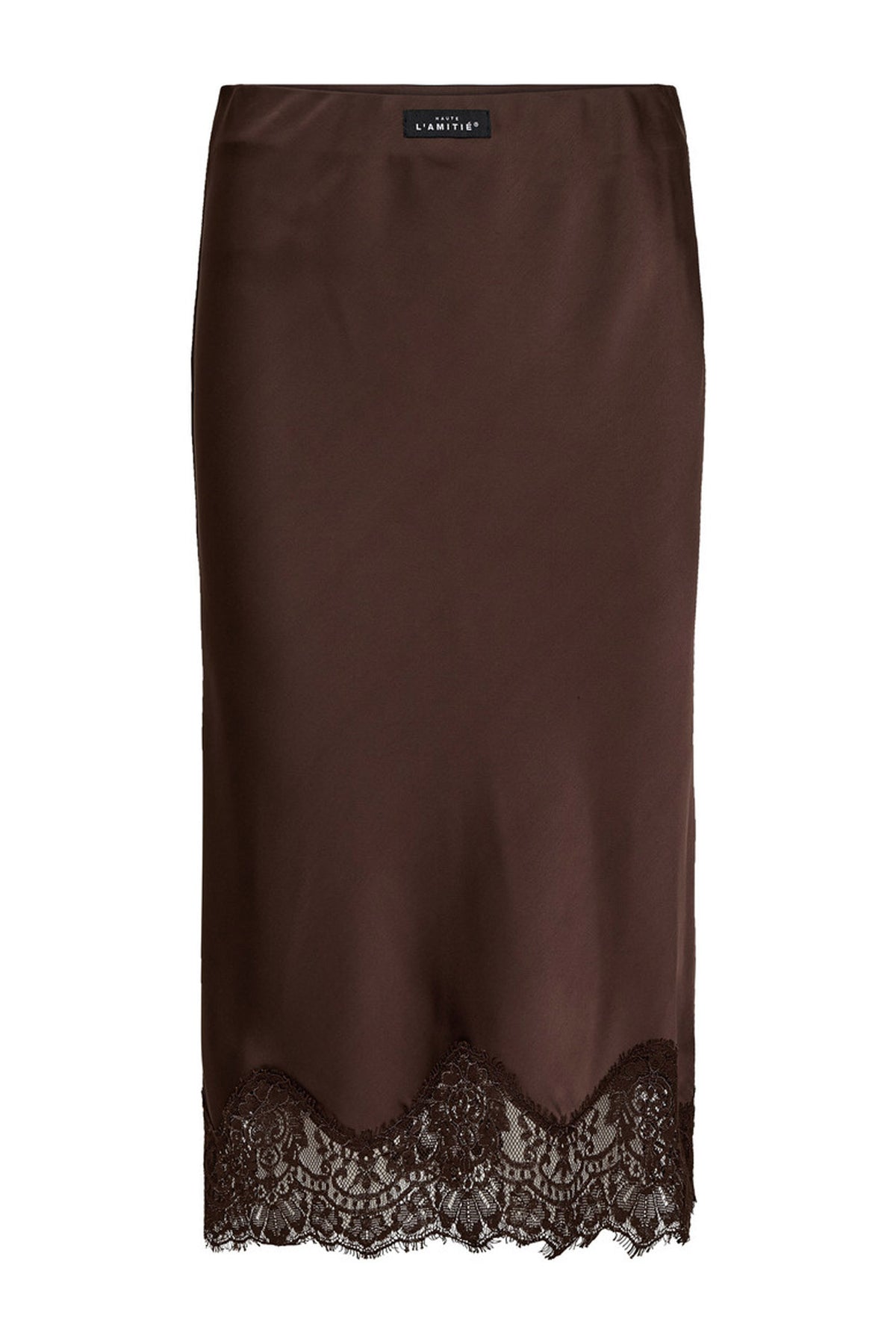 Naomi Lingerie Pencil Skirt Mocca - HL10561