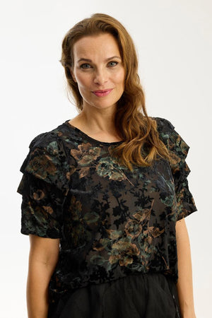 Nellie blus utan underlinne Grön - 16855