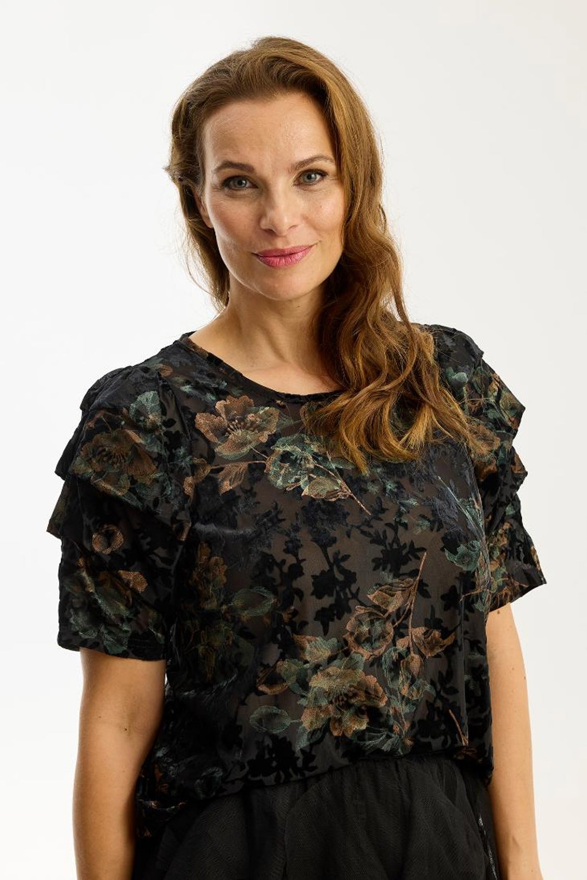 Nellie blus utan underlinne Grön - 16855