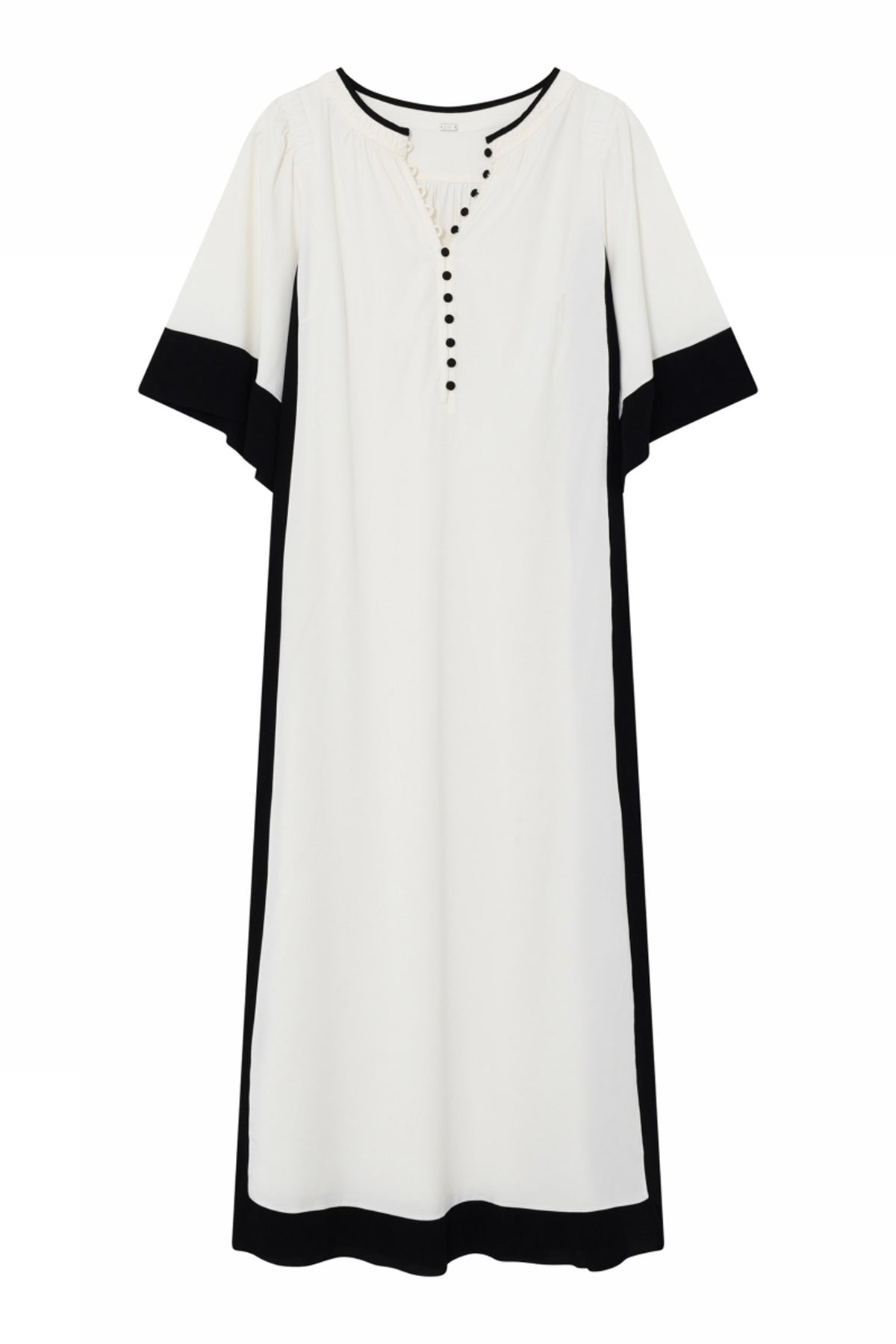 Neomi, lång klänning 1010-Off White - 61510/7630