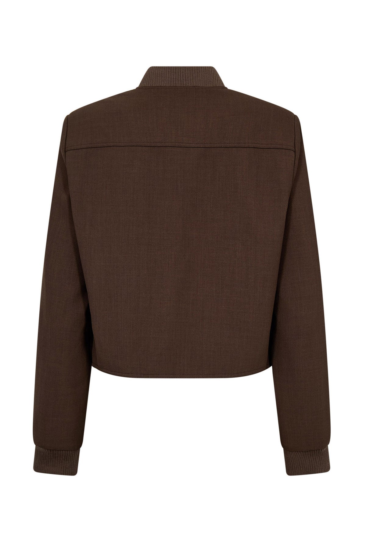 Ny BostonCC Crop Jacket 154-Walnut - 30318