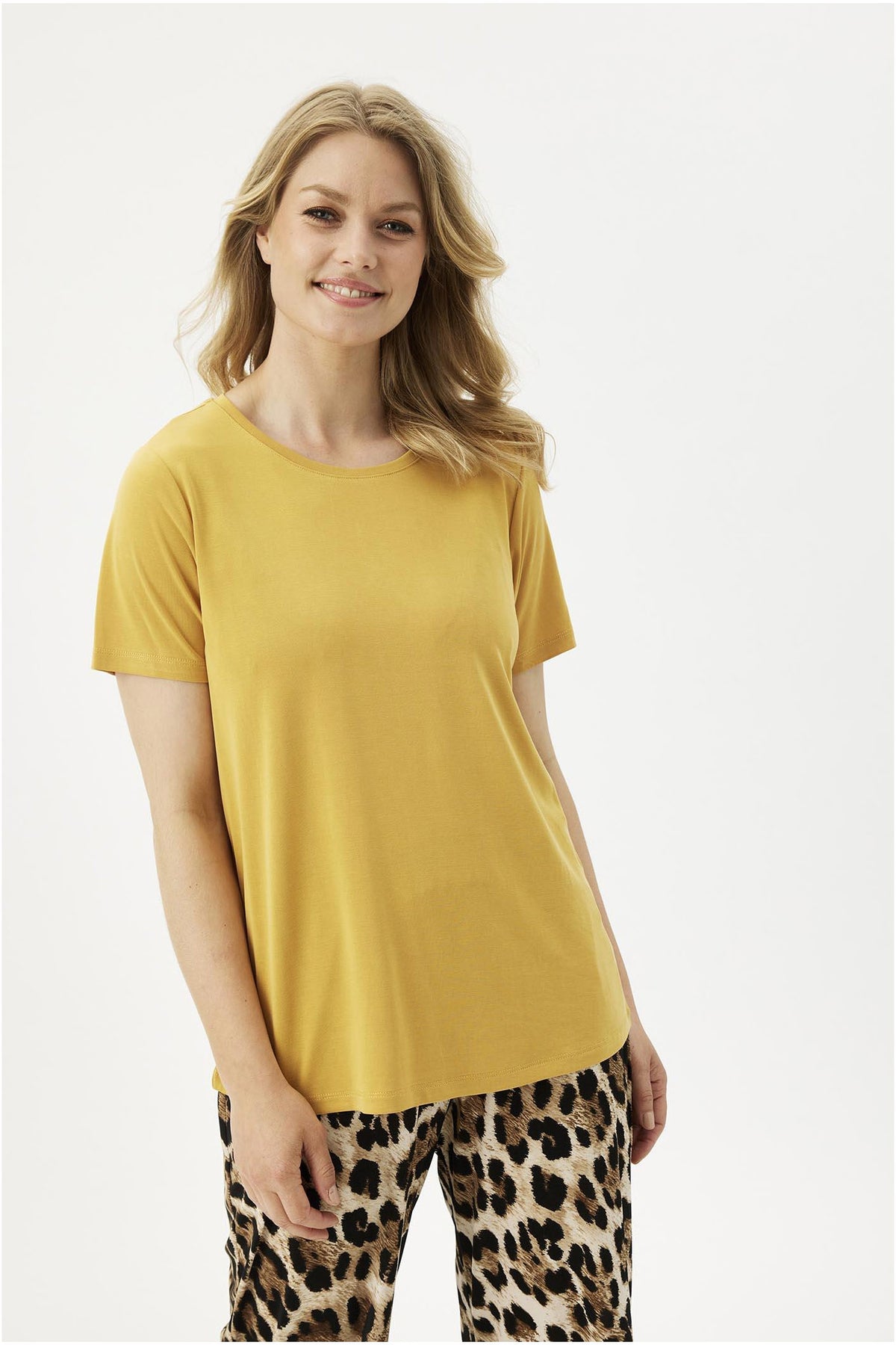 Nina t-shirt Gul - 14312