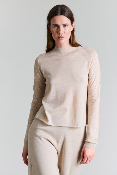 Nisu stickad tröja IVORY - 257-1076-5448 Thumbnail