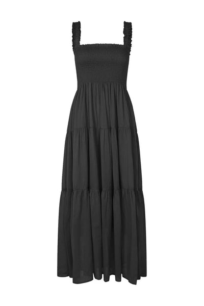 Nudall Maxi Dress Sl 18 Washed Black - 26263-3019 Thumbnail