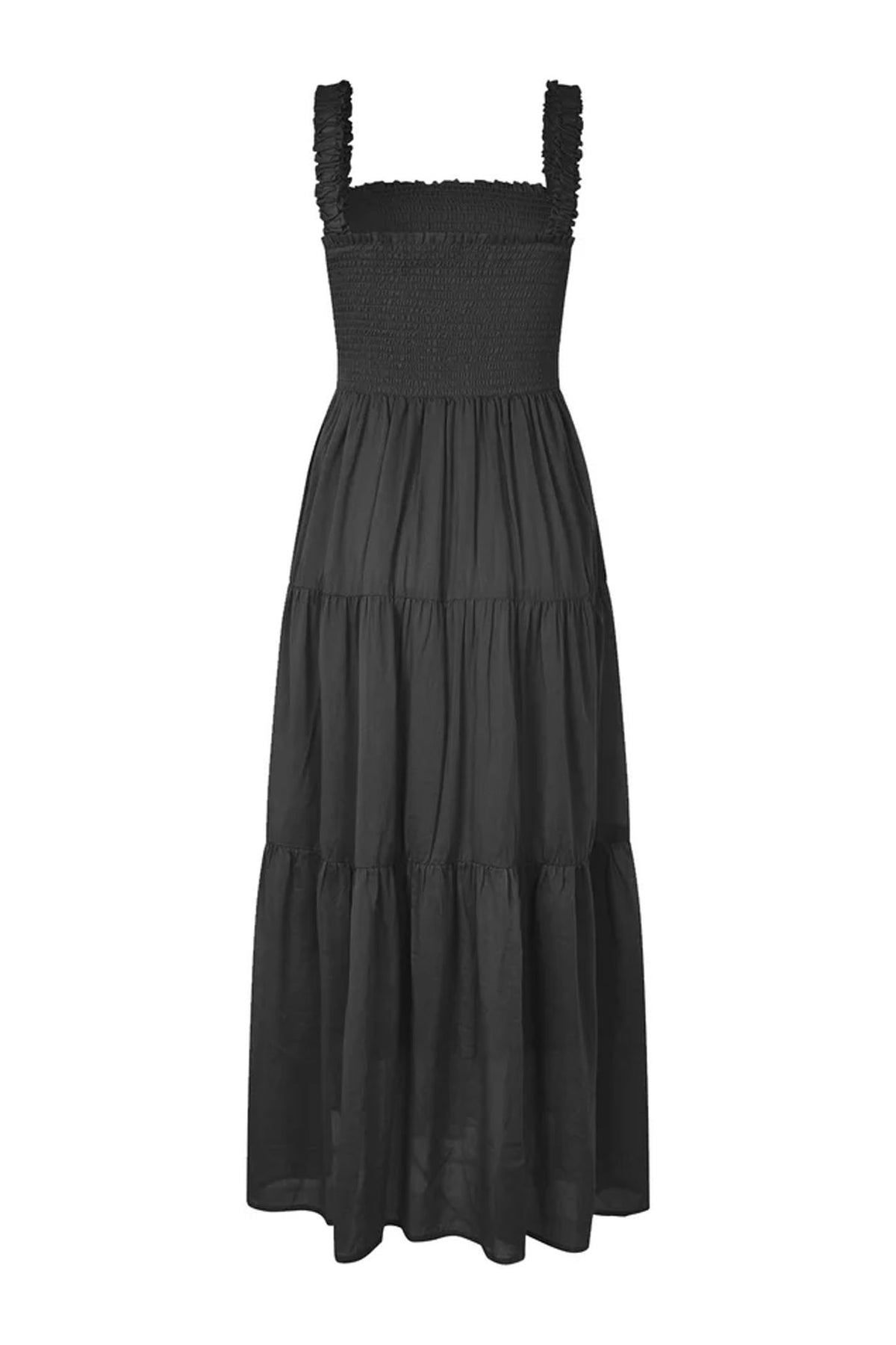 Nudall Maxi Dress Sl 18 Washed Black - 26263-3019