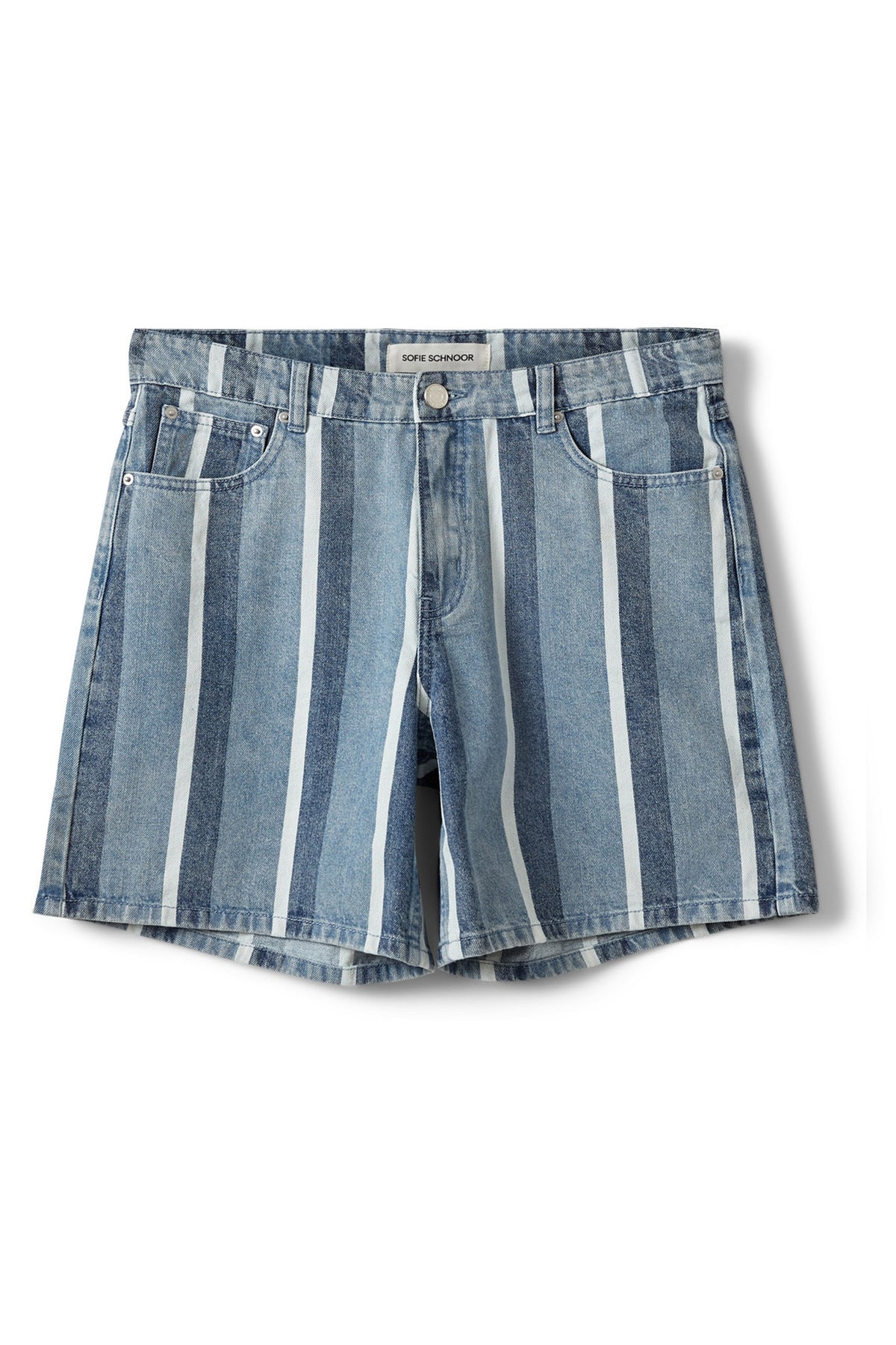 OZILASW RANDIGA JEANS SHORTS 5123 Blå denim Randig - S262271