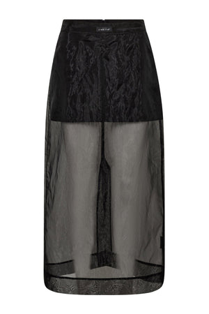 Organza-pennkjol svart - HL10638