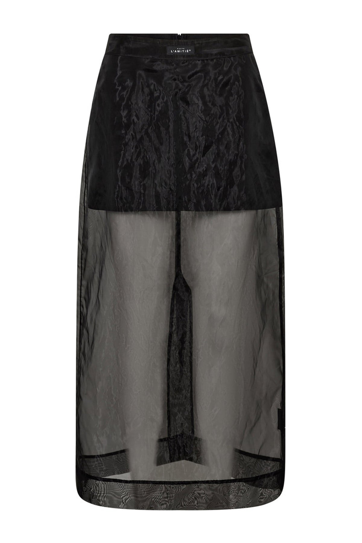 Organza-pennkjol svart - HL10638