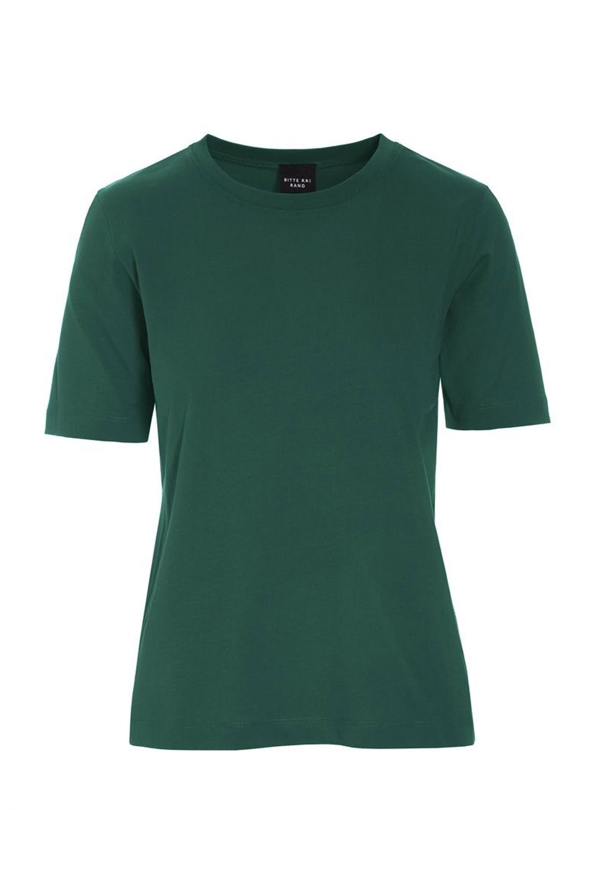 Osaka t-shirt i ekologisk bomull DEEP GRASS GREEN - 261-4075-3435