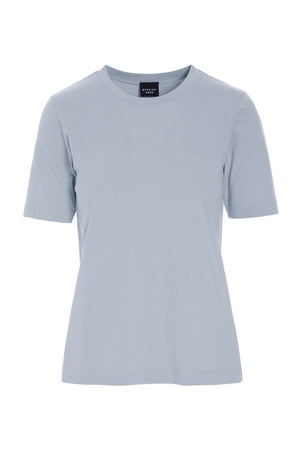 Osaka ekologisk bomulls-t-shirt TENDER BLUE - 261-4075-3435