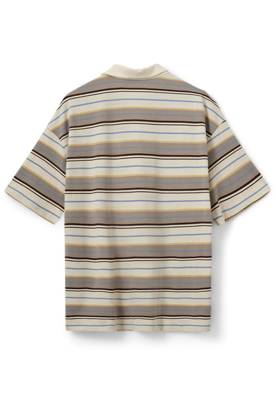 PILSW OVERSIZE RANDIG POLOTRÖJA 0140 Off White Randig - S261515 Thumbnail