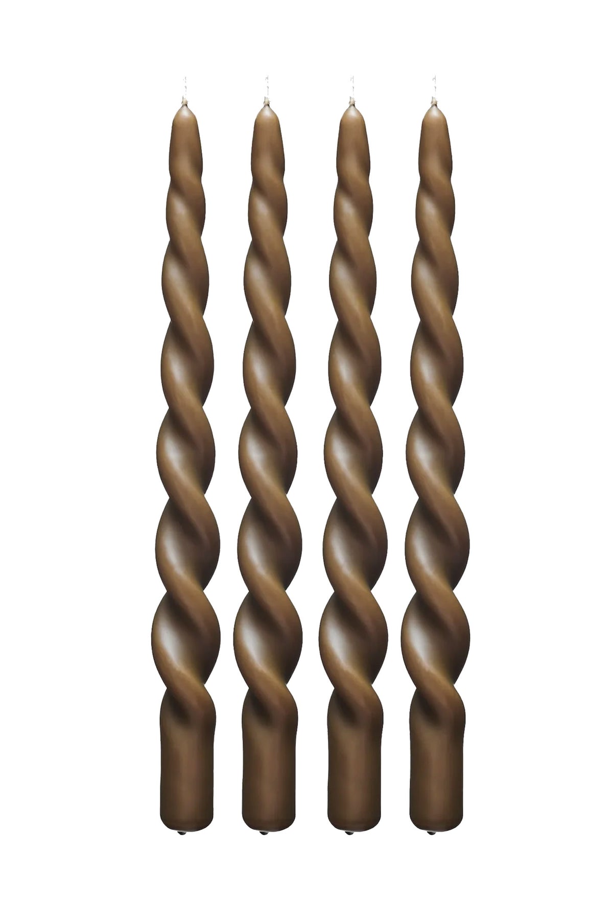 Paia Copenhagen Twist Candle - Ask med 4 - Teak