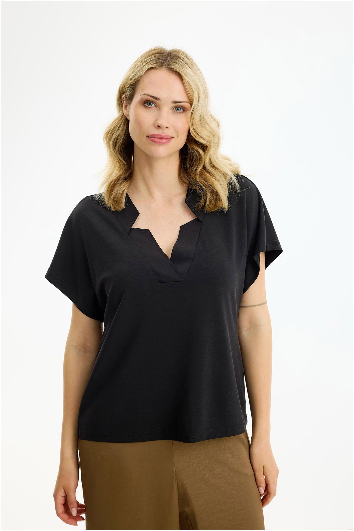 Paloma blus SVART - 17244