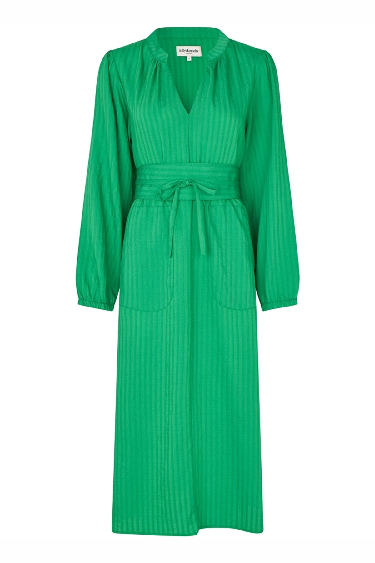 ParisLL Midi Dress LS 40 Grön - 26170-3028