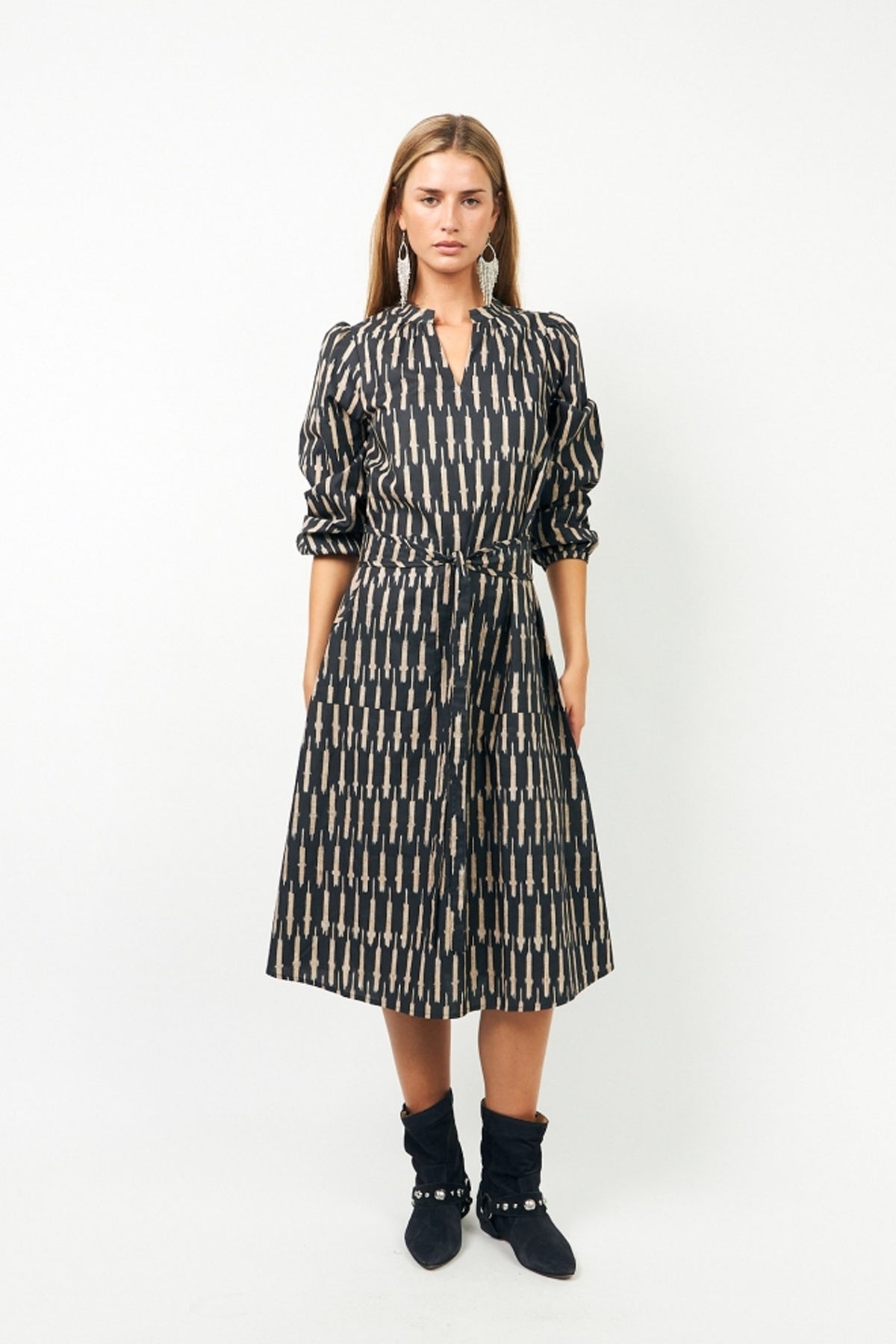 ParisLL Midi Dress LS 99 Black - 25514-3000