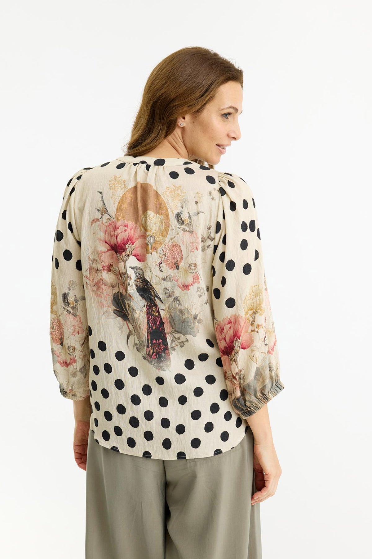 Pauline blus CREAM - 16942