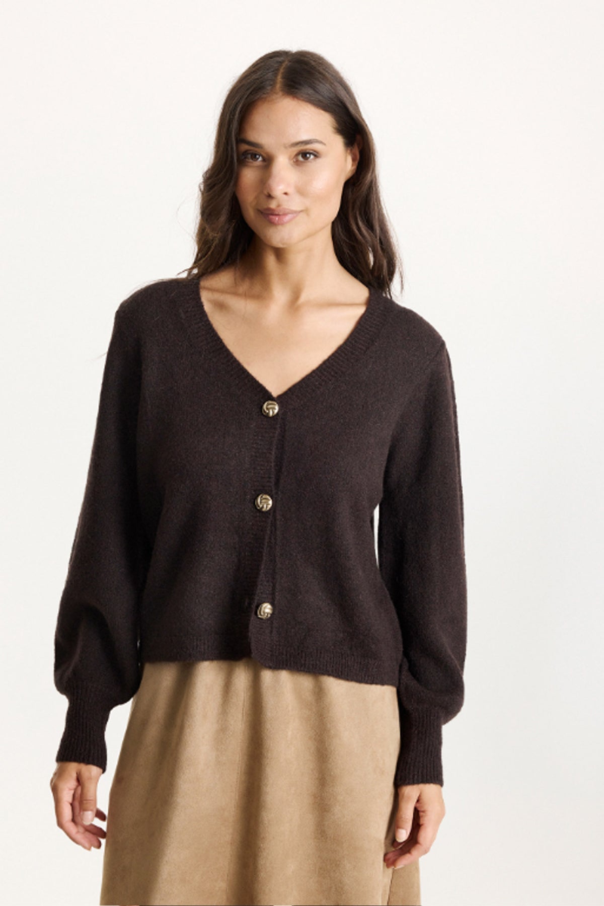 Pearl cardigan Brun - 16795
