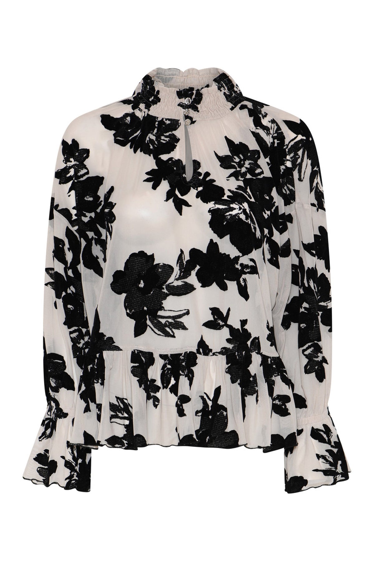 PhloxBBVitala blus Flower Print - BBW4792